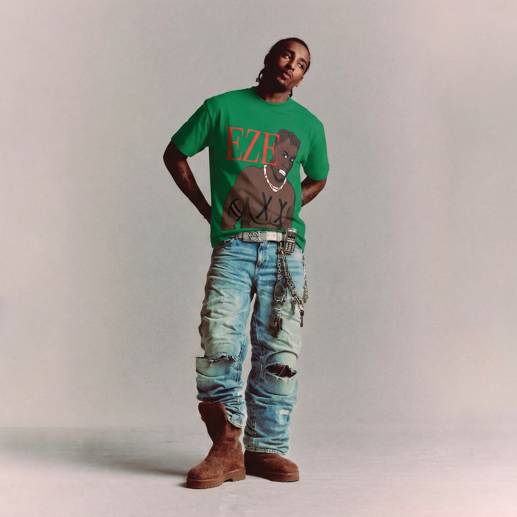 EZE Warrior Graphic Tee – Emerald Green